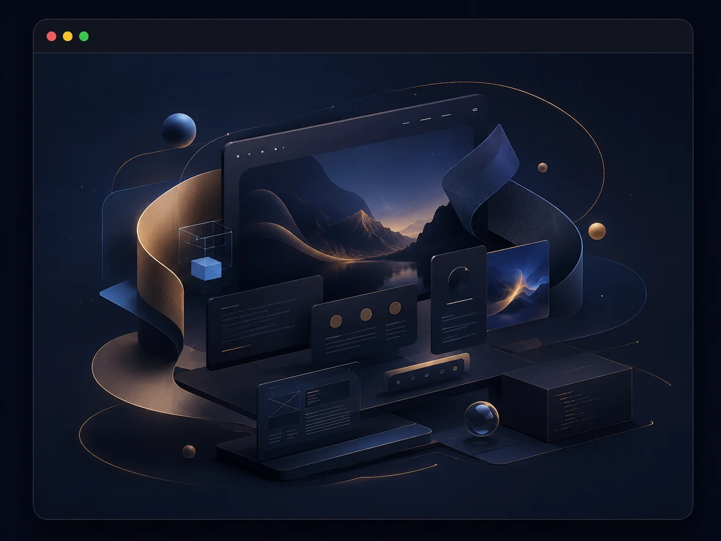 Custom web design services creating unique digital experiences tailored to specific brand aesthetics