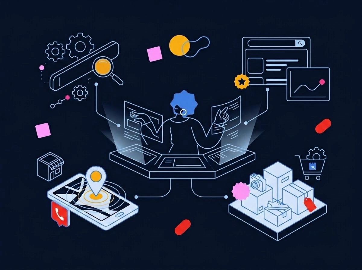 Synchronized ad management across Google Search, Local Maps, Google Shopping, and Amazon Ads