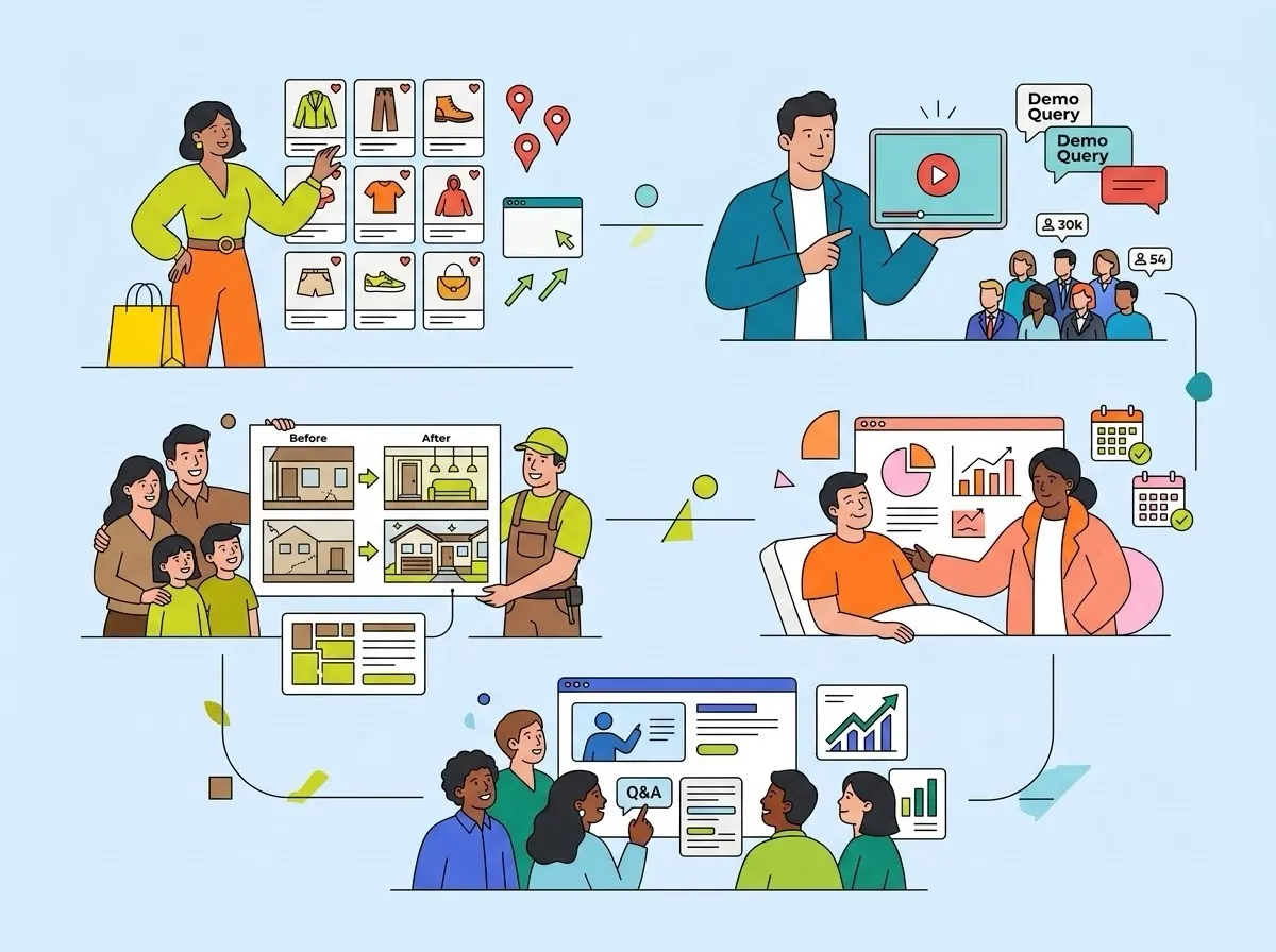 Real world business transformations and measurable ROI metrics generated from our social campaigns