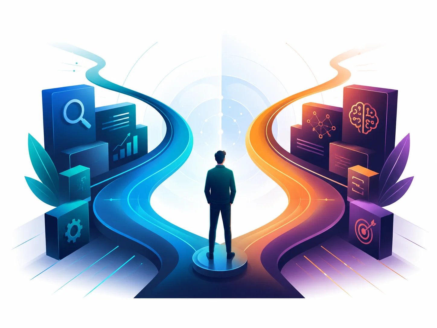 Core differences in algorithmic focus and execution methodology between traditional and AI SEO